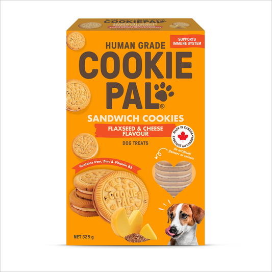 Flaxseed & Cheese Sandwich Cookies