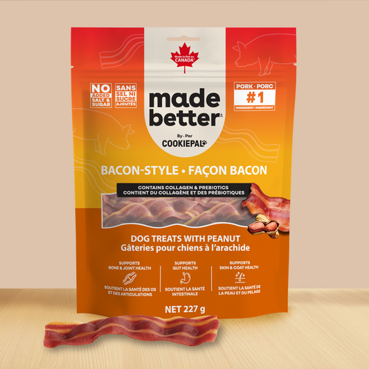 Bacon-Style Treats with Peanut Butter