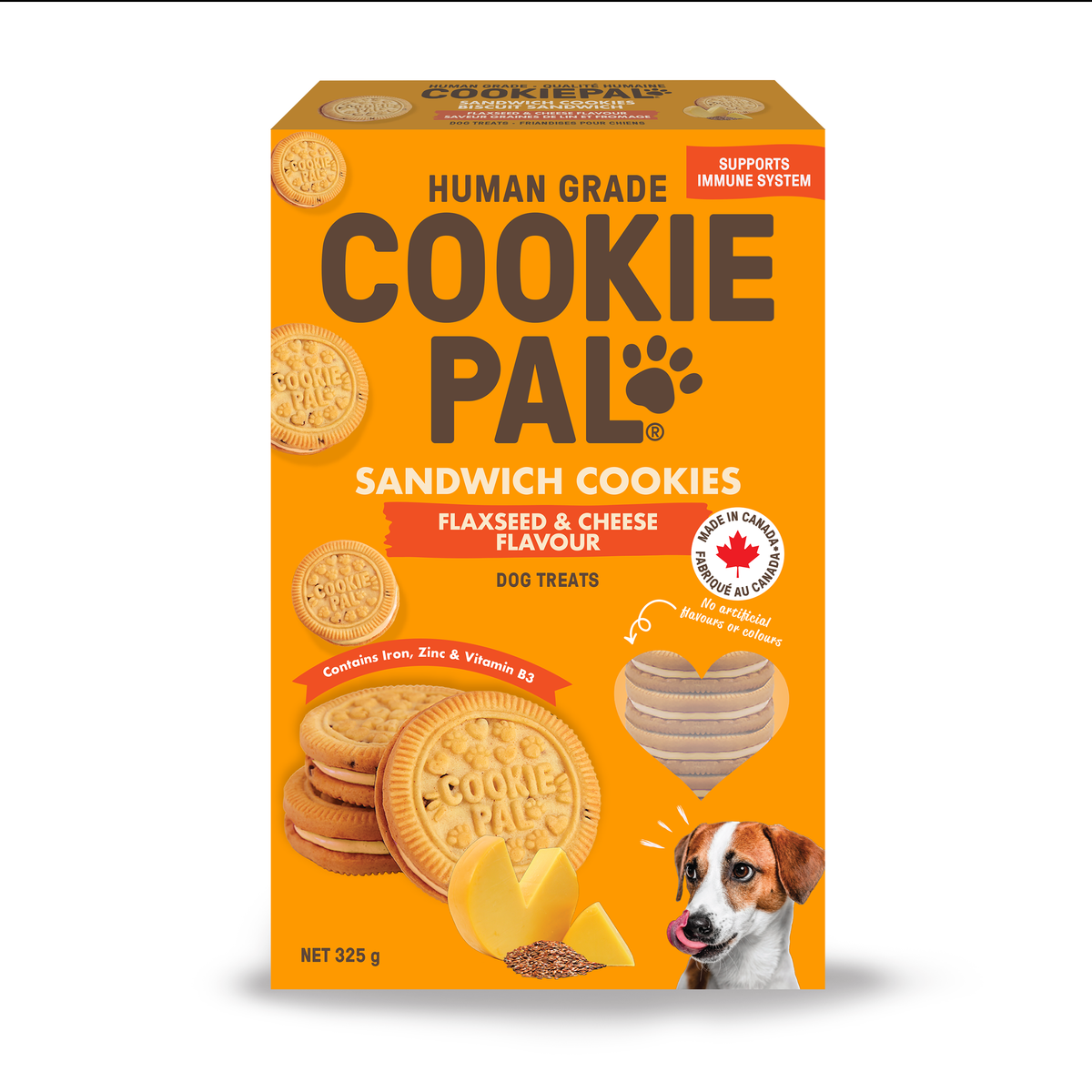 Flaxseed & Cheese Sandwich Cookies