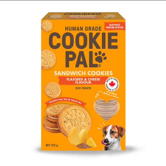 Flaxseed & Cheese Sandwich Cookies