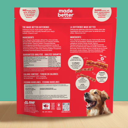 Bacon Style Treats with Collagen & Prebiotics