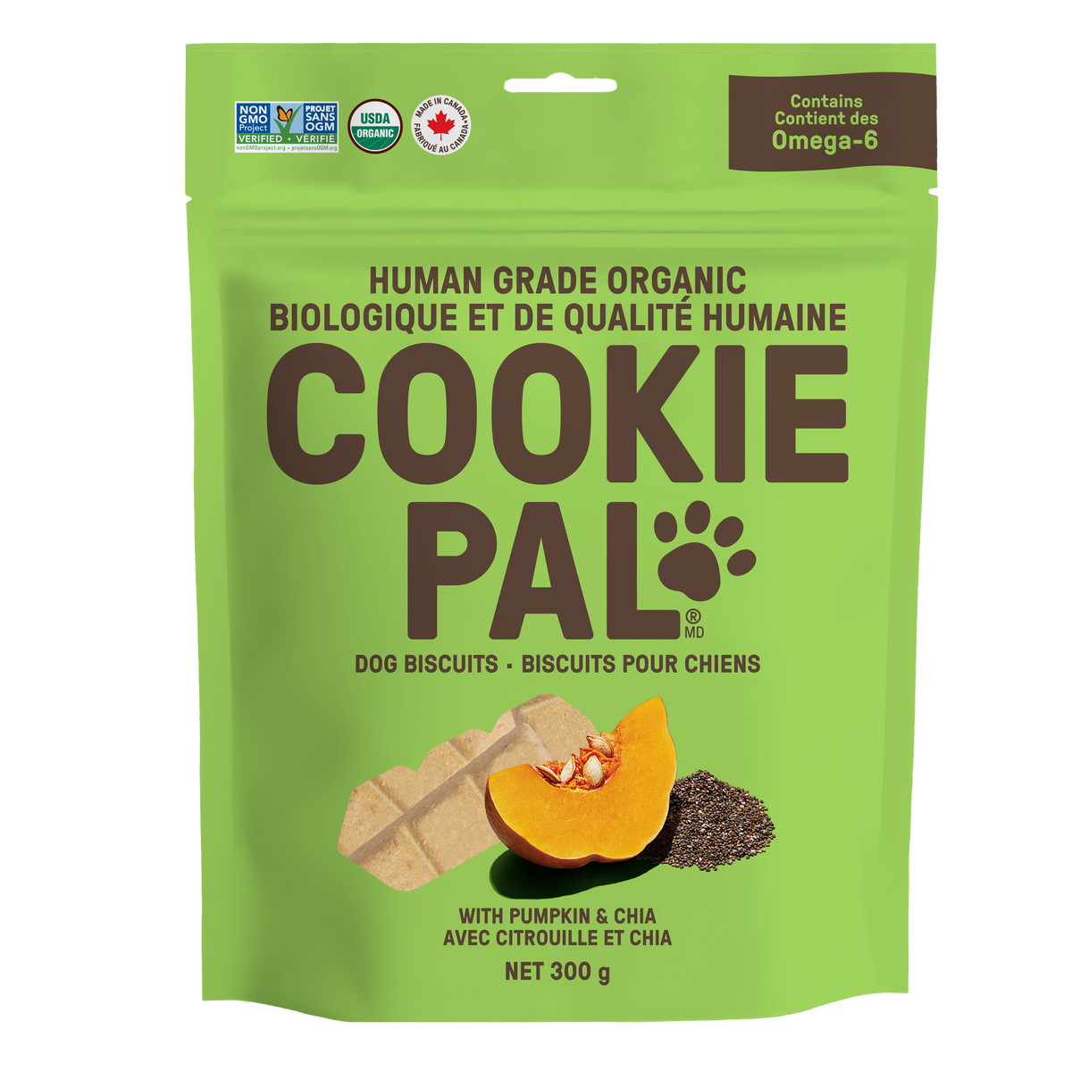 Pumpkin & Chia Biscuits